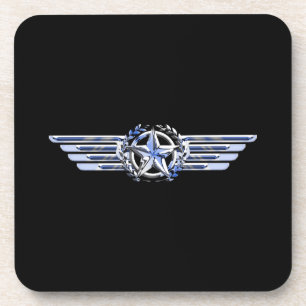 Posavasos General Air Pilot Chrome como Star Wings Black