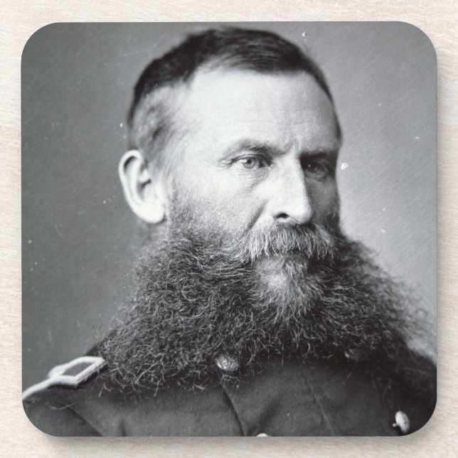 Posavasos General George Crook (foto de b/w) (Frente)