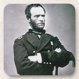 Posavasos General Guillermo T. Sherman (1820-91) (foto de