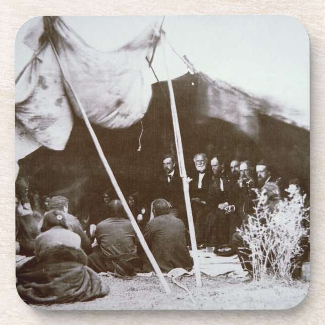 Posavasos General Guillermo T. Sherman (1820-91) preside en (Frente)