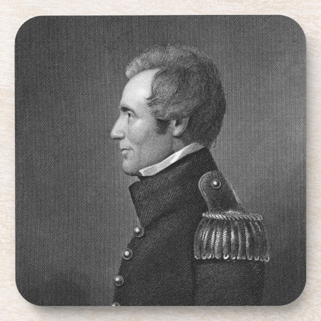 Posavasos General importante Edmund Pendleton Gaines (Frente)