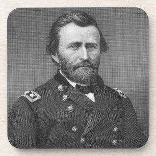 Posavasos General Ulises Simpson Grant, grabado después de