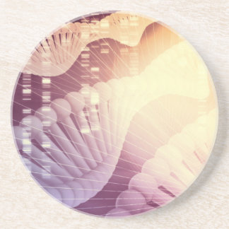 Posavasos Genes de la ciencia médica de la DNA y de la