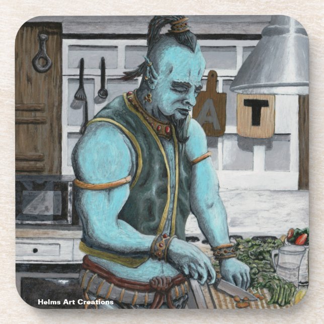 Posavasos Genie Cocina Cocina Magia Astras Plásticas (Frente)