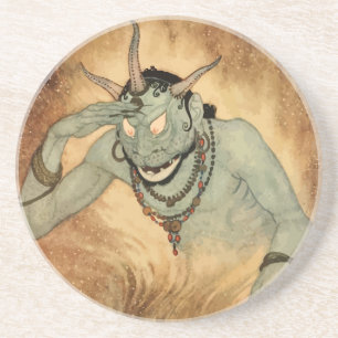 Posavasos Genie de Las mil y una noches de Edmund Dulac