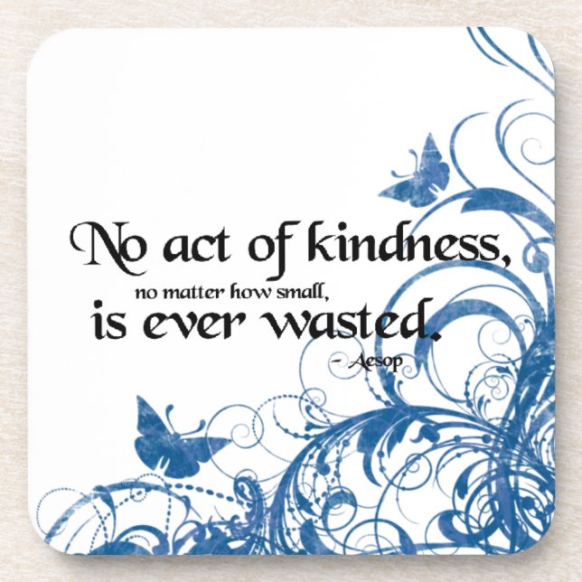 Posavasos gentileza mariposa giratoria (Frente)