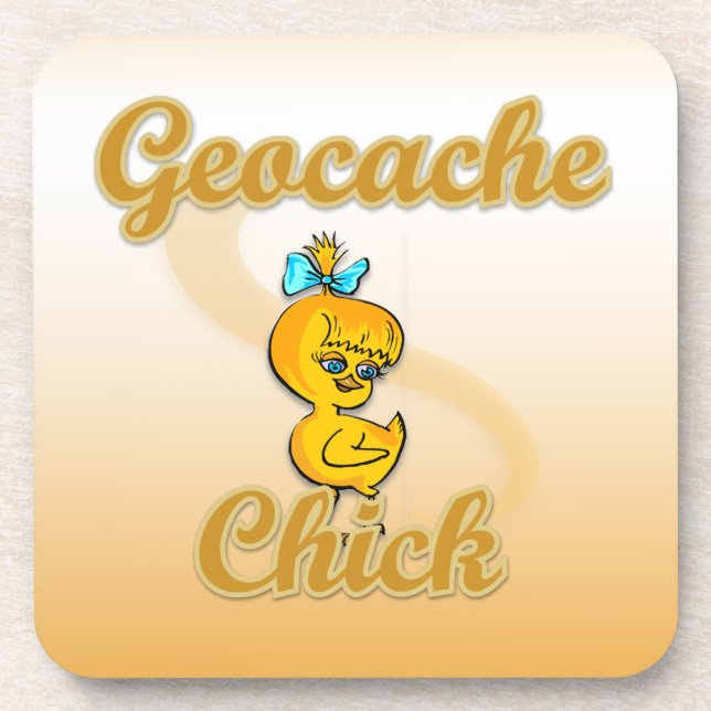 Posavasos Geocache Chick (Frente)