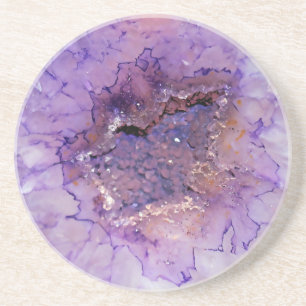 Posavasos Geode de Amethyst Falln