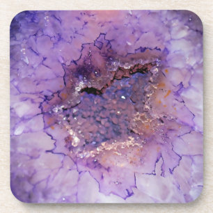 Posavasos Geode de Amethyst Falln