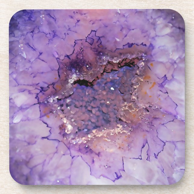 Posavasos Geode de Amethyst Falln (Frente)