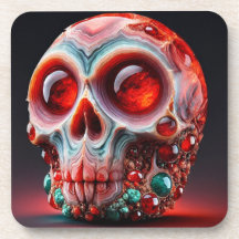 Geode Skull Rojo