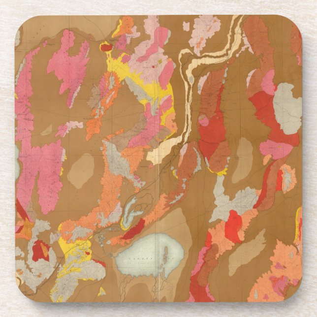 Posavasos Geológico de la Cuenca de Nevada (Frente)