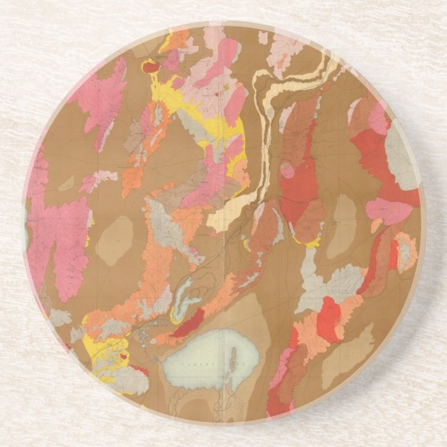 Posavasos Geológico de la Cuenca de Nevada (Frente)