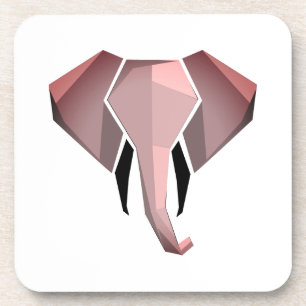 Posavasos Geometría Cabeza elefante