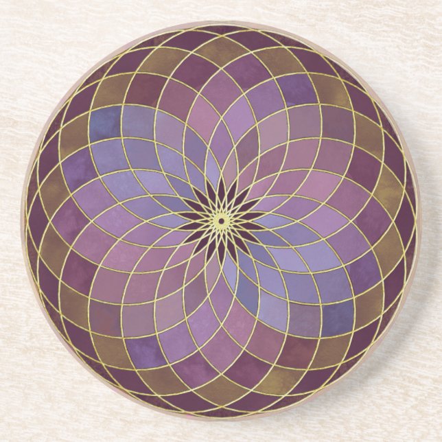 Posavasos Geometría Sagrada  (Frente)