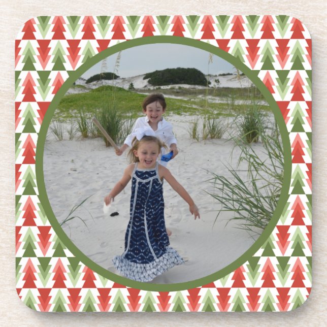 Posavasos Geometric Christmas Tree Grove (Frente)
