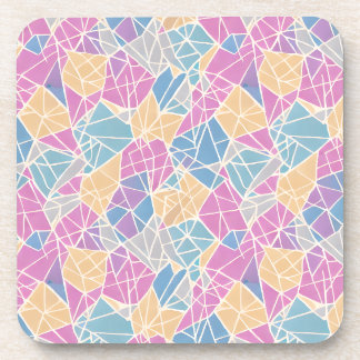 Posavasos Geometric Shapes and Lines in Pastel Color