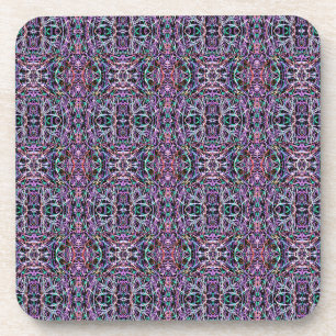 Posavasos Geométrica Pink Purple