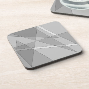 Posavasos Geométrico gris
