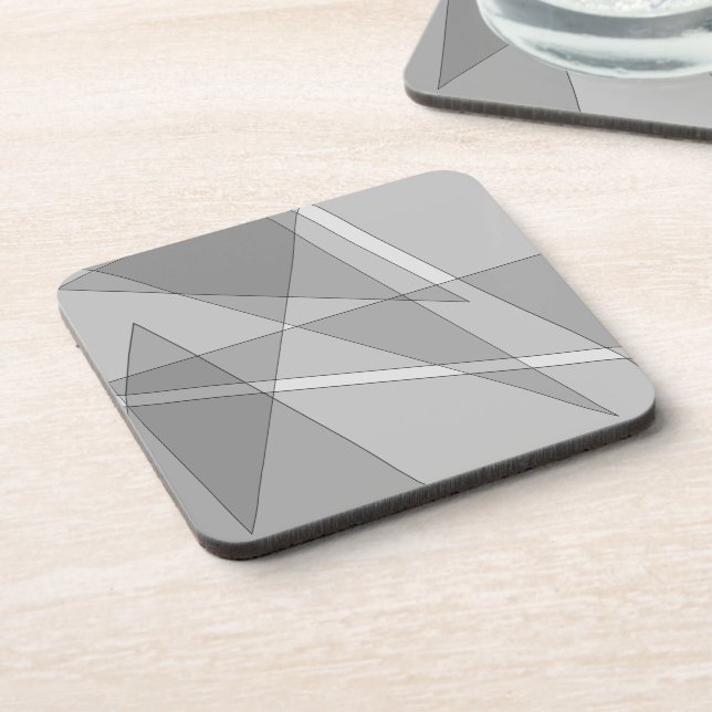 Posavasos Geométrico gris (Lado Izquierdo)