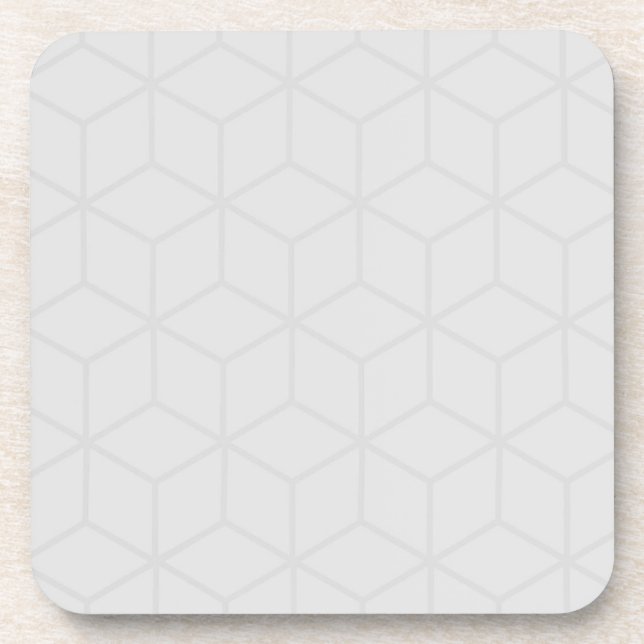 Posavasos Geométrico gris (Frente)