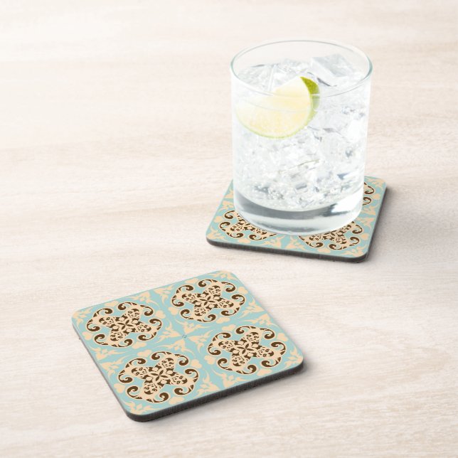 Posavasos geométricos orientales (Lado Derecho)