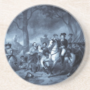 Posavasos George Washington como montaña rusa