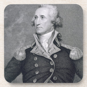 Posavasos George Washington, grabado por Asher Brown Durand