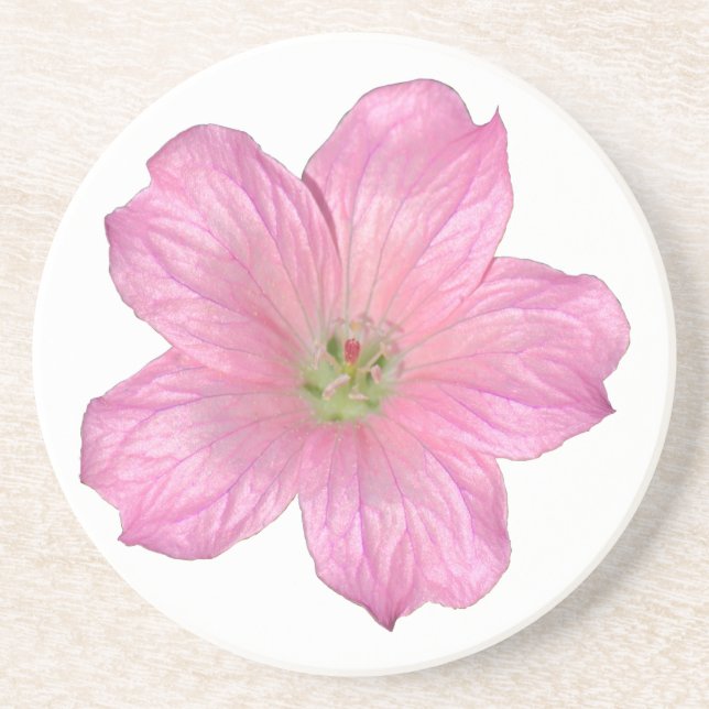 Posavasos Geranio rosa (Frente)