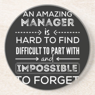 Posavasos Gerente, Regalo Para Gerente, Un Gestor Realmente 