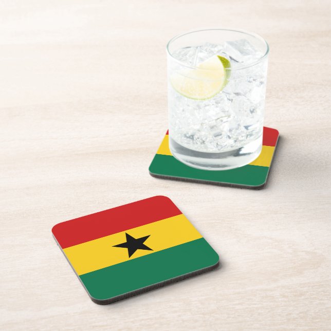 Posavasos Ghana Flag Coaster (Lado Derecho)