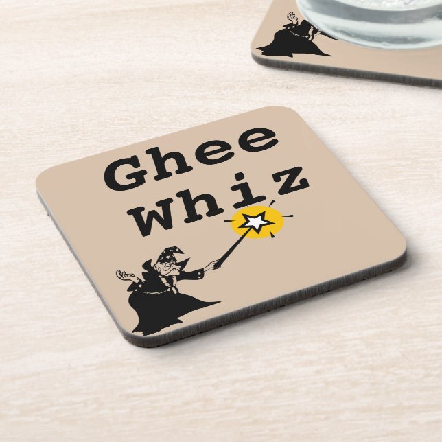 Posavasos Ghee Whiz Bebida Coaster (Lado Izquierdo)