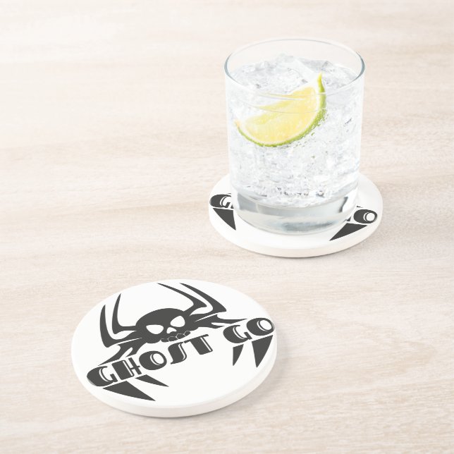 Posavasos Ghost Go Spooky Season (Lado)