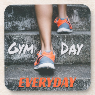 Posavasos Gimnasio Día a día Naranja de estadios de motivaci