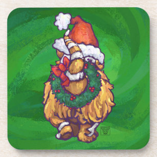 Posavasos Ginger Cat Navidades En Verde