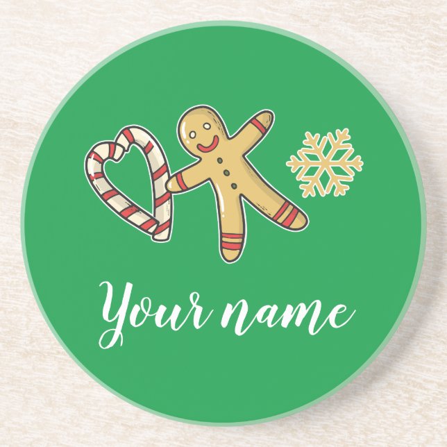 Posavasos Gingerbreadman Love (Frente)