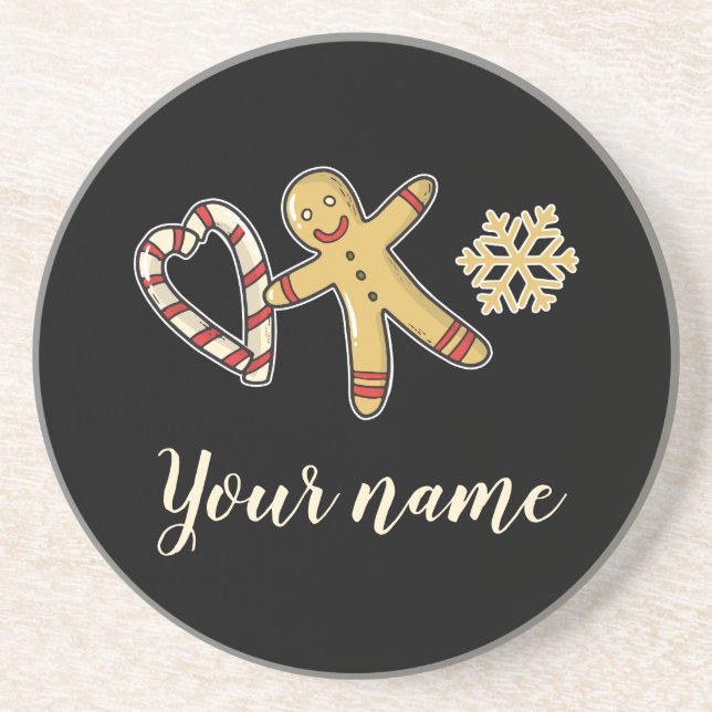 Posavasos Gingerbreadman Love (Frente)