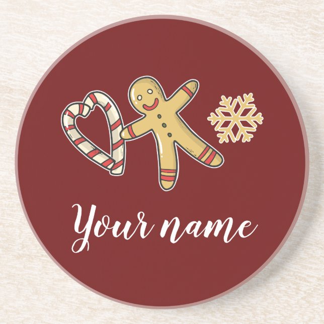 Posavasos Gingerbreadman Love (Frente)