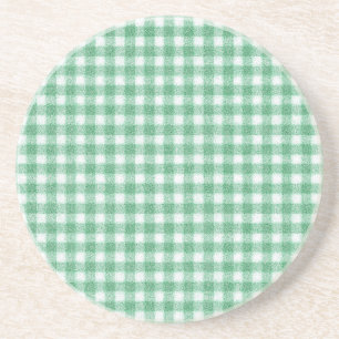 Posavasos Gingham Verde Menta 