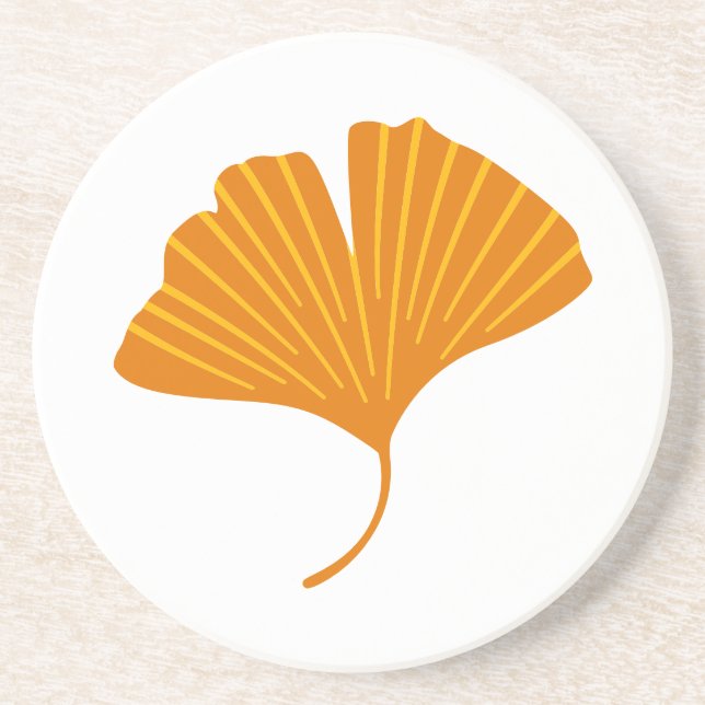 Posavasos Ginkgo Leaf Branch Coaster (Frente)