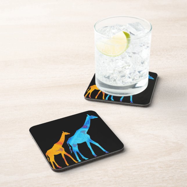 Posavasos Giraffe Bebida Coaster (Lado Derecho)