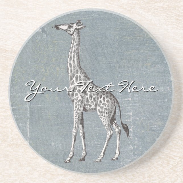 Posavasos Giraffe de época (Frente)