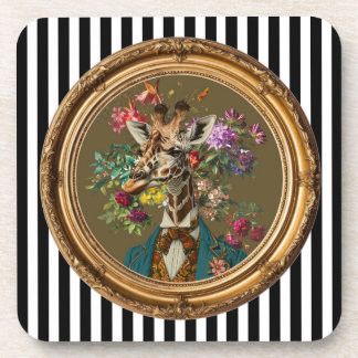 Posavasos Giraffe Portrait Wall Art