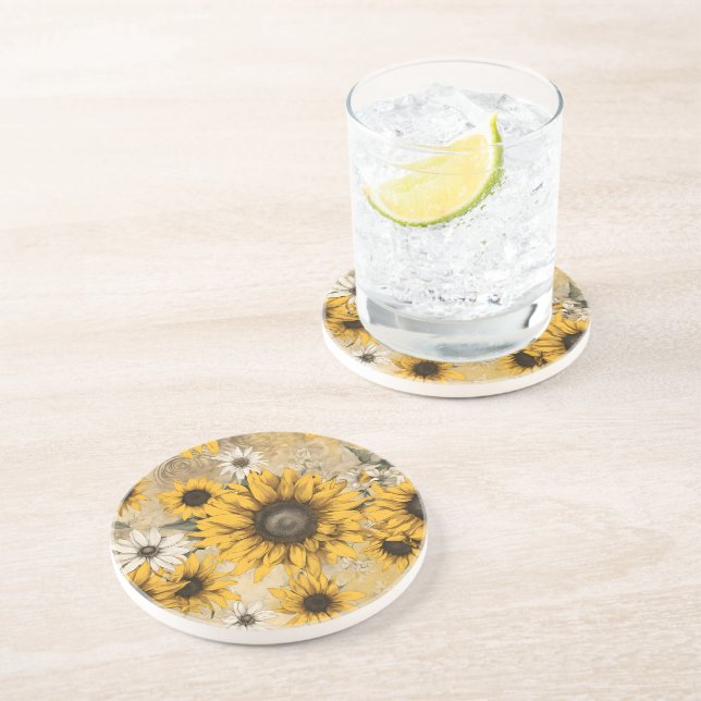 Posavasos Girasol (Lado)