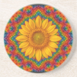 Posavasos Girasol Caleidoscopio