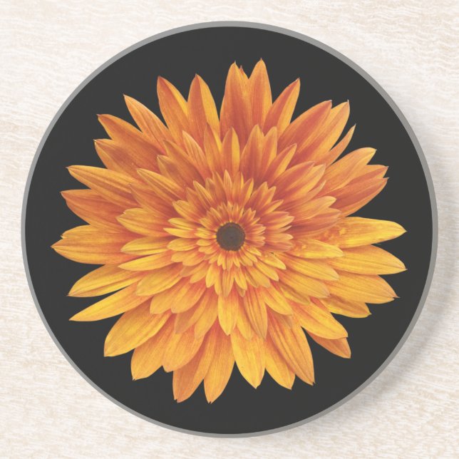 Posavasos girasol floral de moda  (Frente)