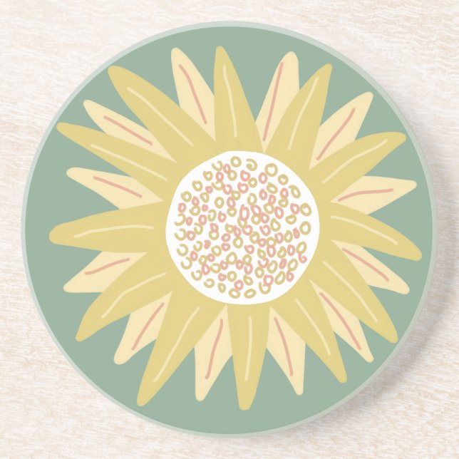 Posavasos Girasol gigante (Frente)