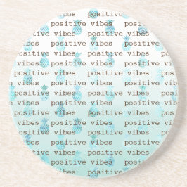 Posavasos Girly Glam Mint Verde azulada Aqua Tropical Pineap