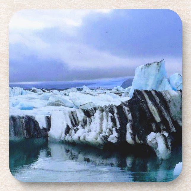 Posavasos Glaciar de Islandia - (Frente)