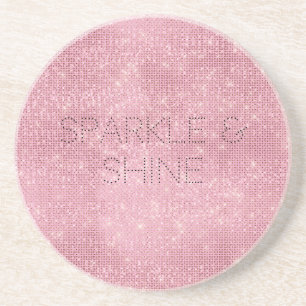 Posavasos Glam Sparkle, Moda glitzy rosa